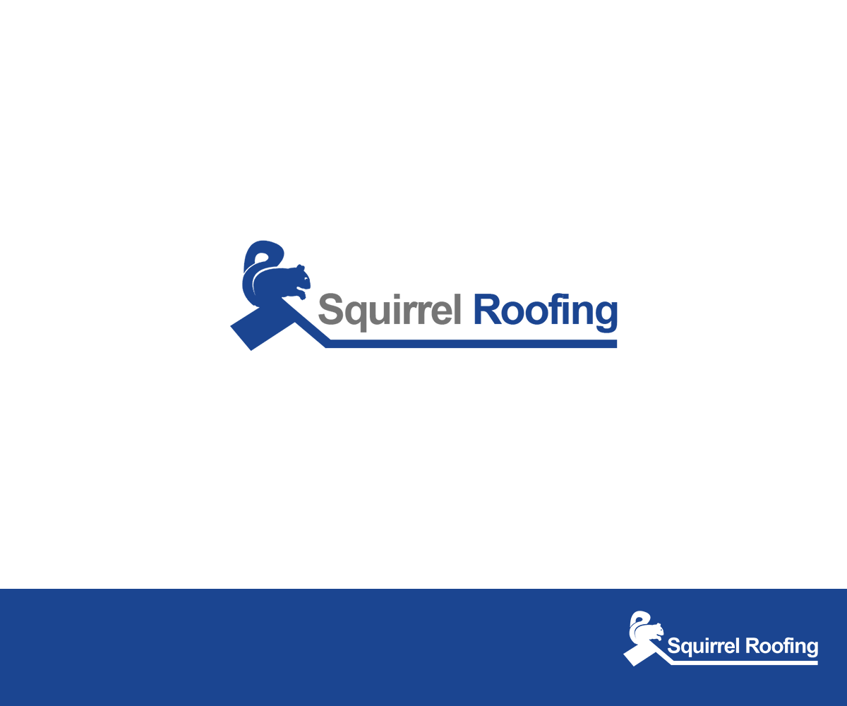 Logo Design by DEZIGN RABBIT for Squirrel Roofing | Design #7949051