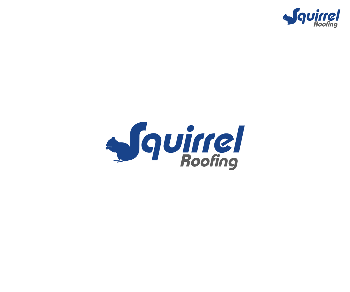 Logo Design by DEZIGN RABBIT for Squirrel Roofing | Design #7954442