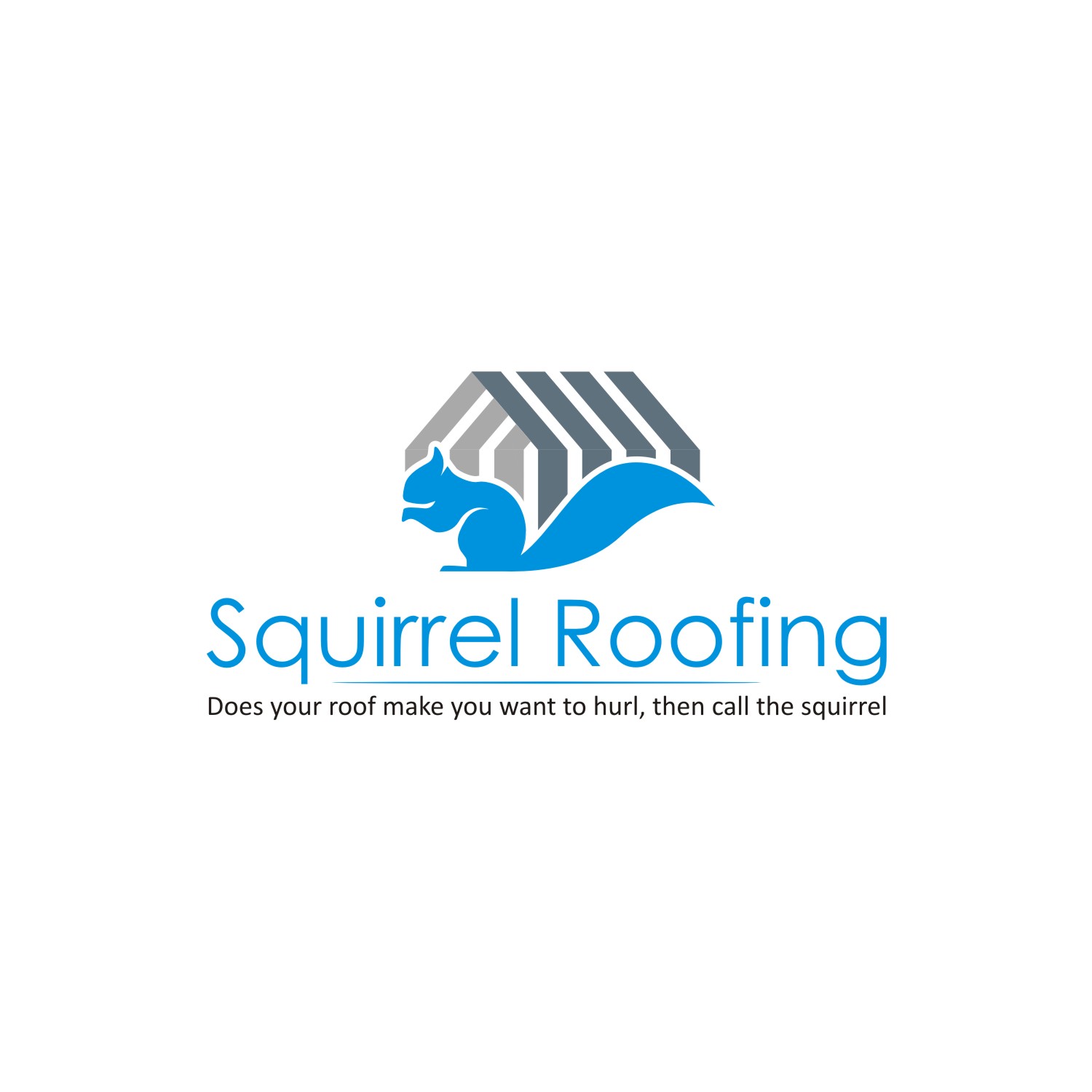 Logo Design by Lovepreet Graphic Designer for Squirrel Roofing | Design #7934039