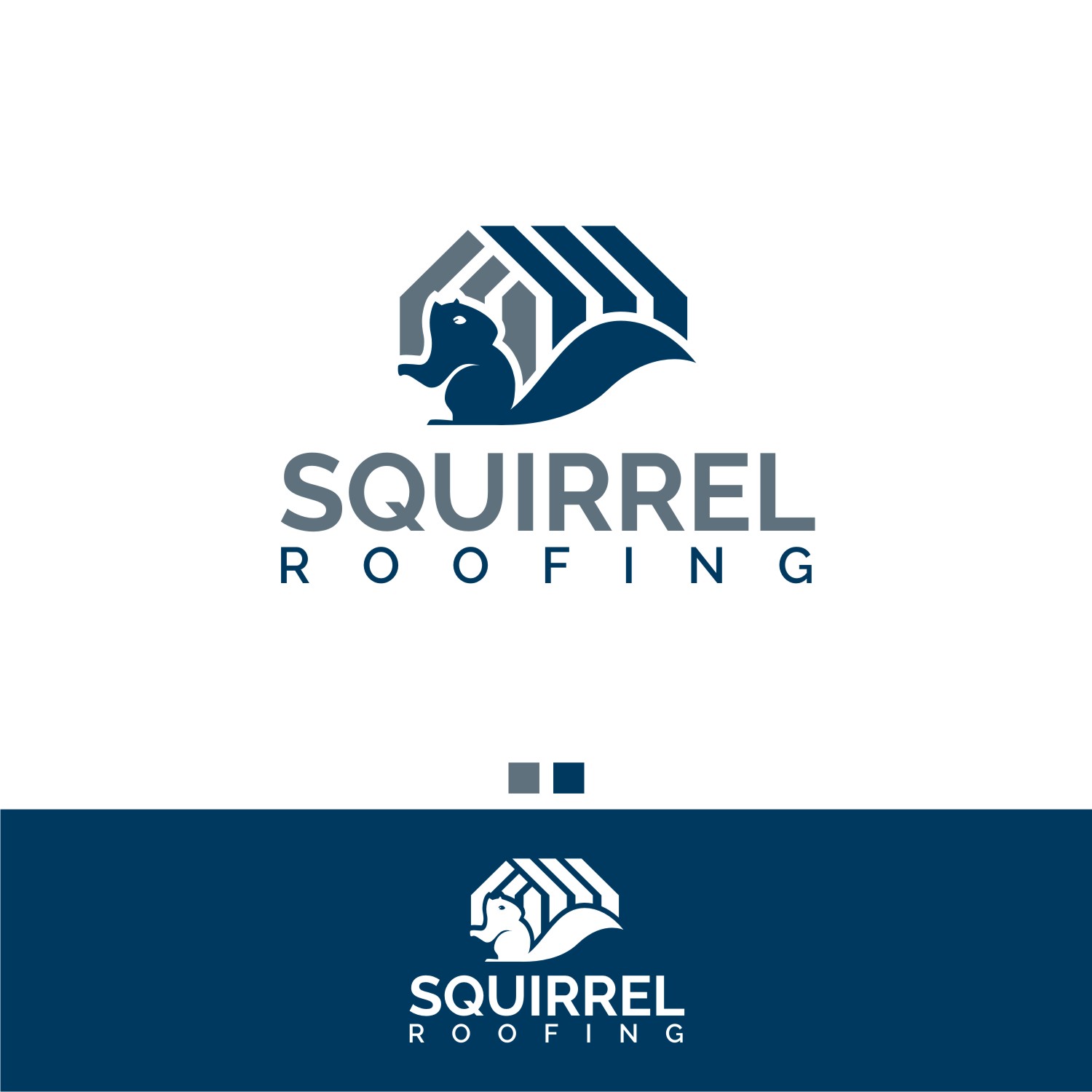 Logo Design by Lovepreet Graphic Designer for Squirrel Roofing | Design #7955881