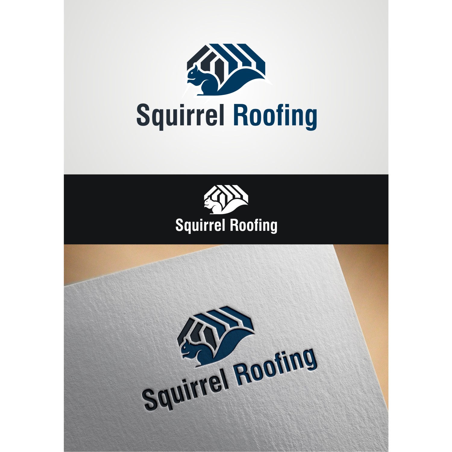 Logo Design by Lovepreet Graphic Designer for Squirrel Roofing | Design #7973701