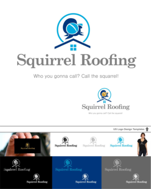 Logo Design by DesignMX (Renan Mejia) for Squirrel Roofing | Design: #7932863