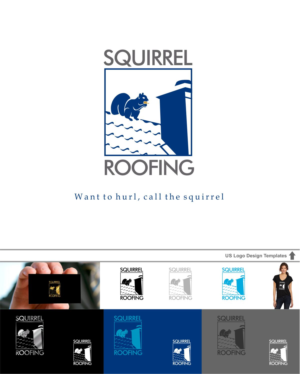 Logo Design by DesignMX (Renan Mejia) for Squirrel Roofing | Design: #7940671
