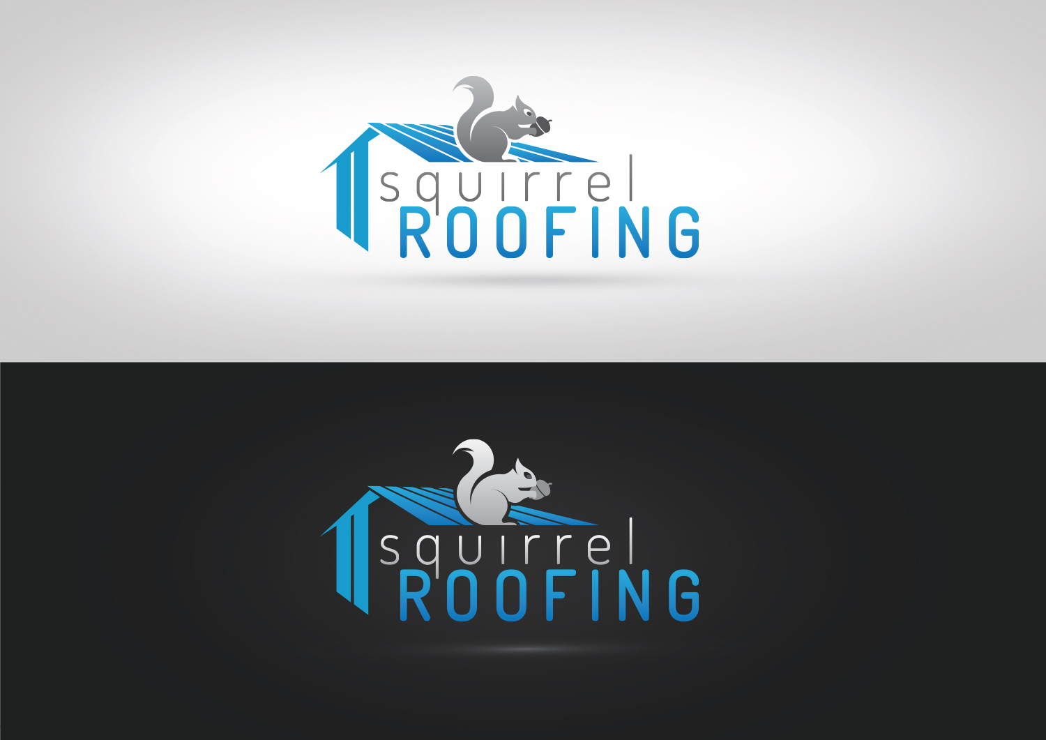 Logo Design by dm.design for Squirrel Roofing | Design #7939884