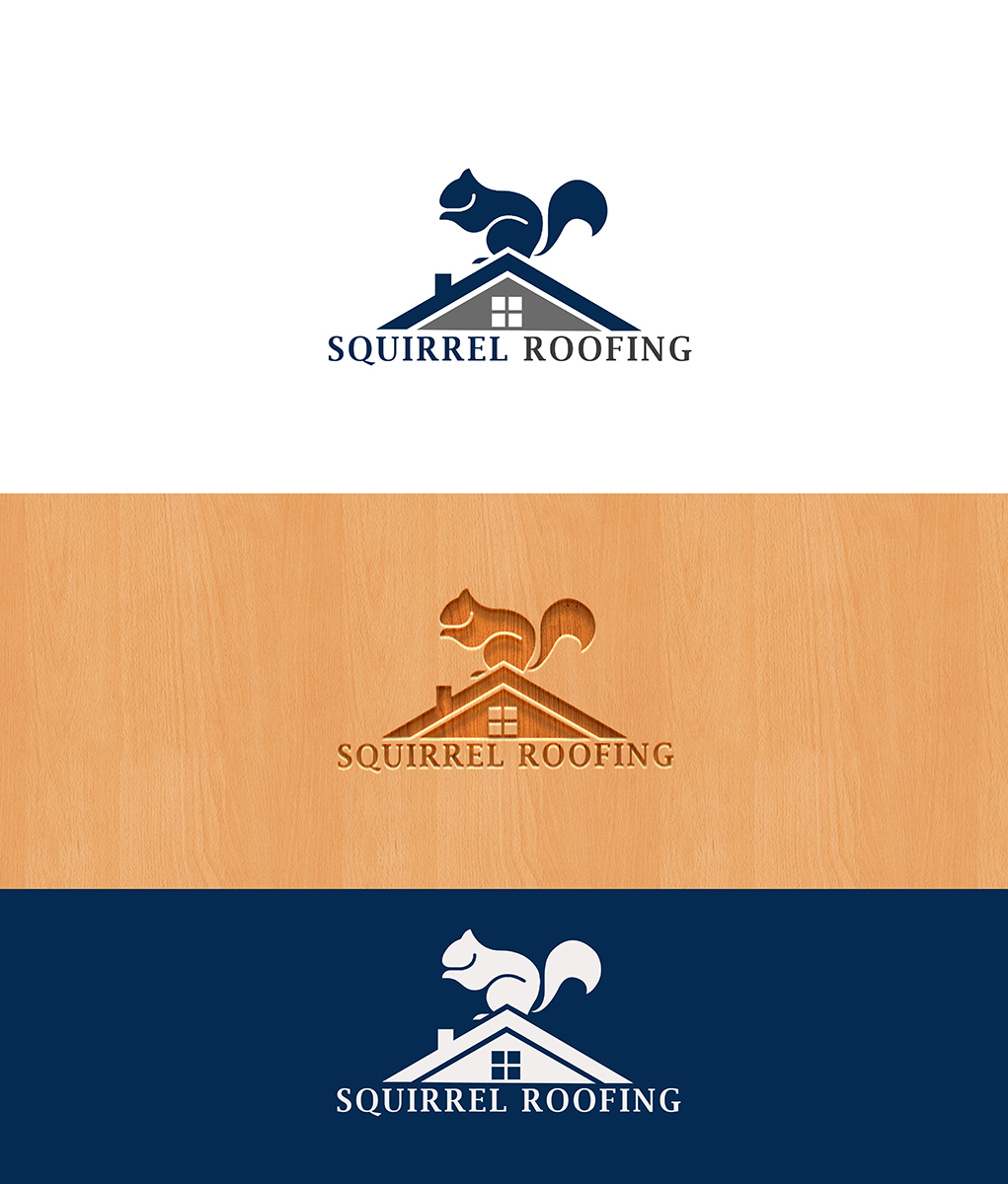 Logo Design by pixelgrapix for Squirrel Roofing | Design #7964111