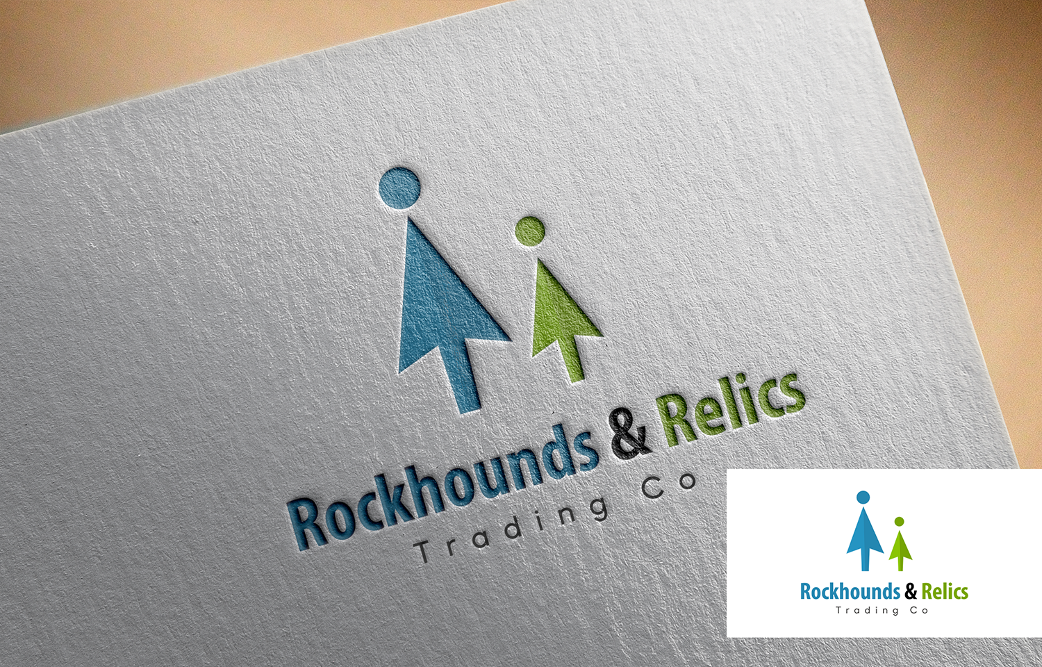 Logo Design by Hsi Graphics for Rockhounds & Relics Trading Co. | Design #7953693