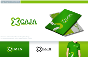 Logo Design by Anhlee for Caja Healthy Vending | Design #7937096