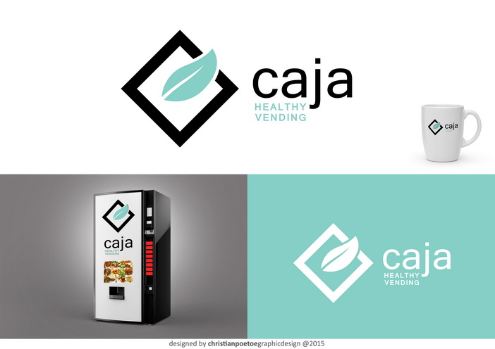 Logo Design by christianpoetoe for Caja Healthy Vending | Design #7947073