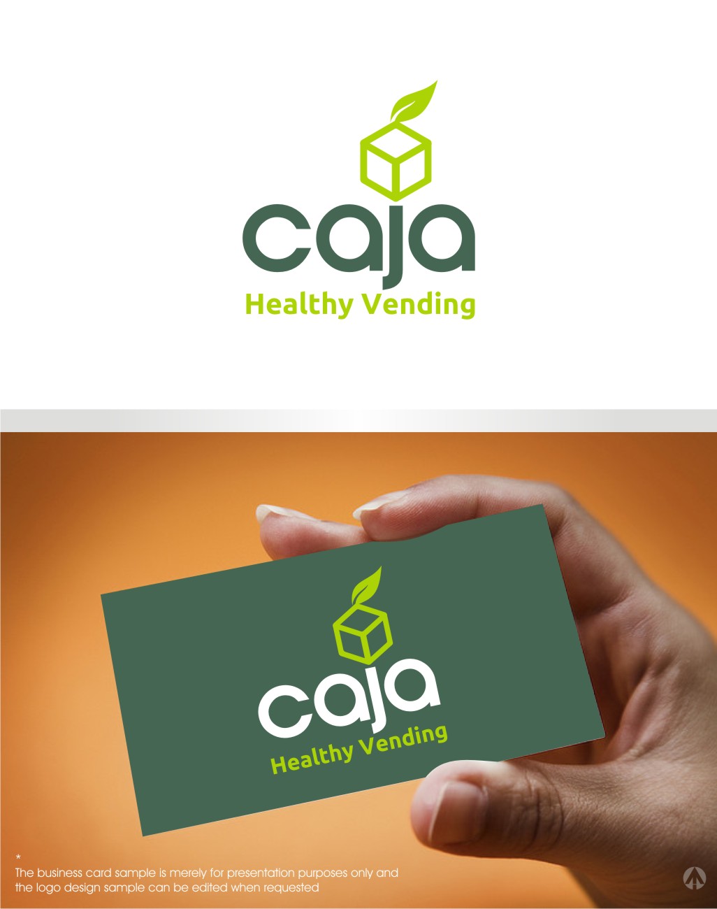 Logo Design by MBARO for Caja Healthy Vending | Design #7947325
