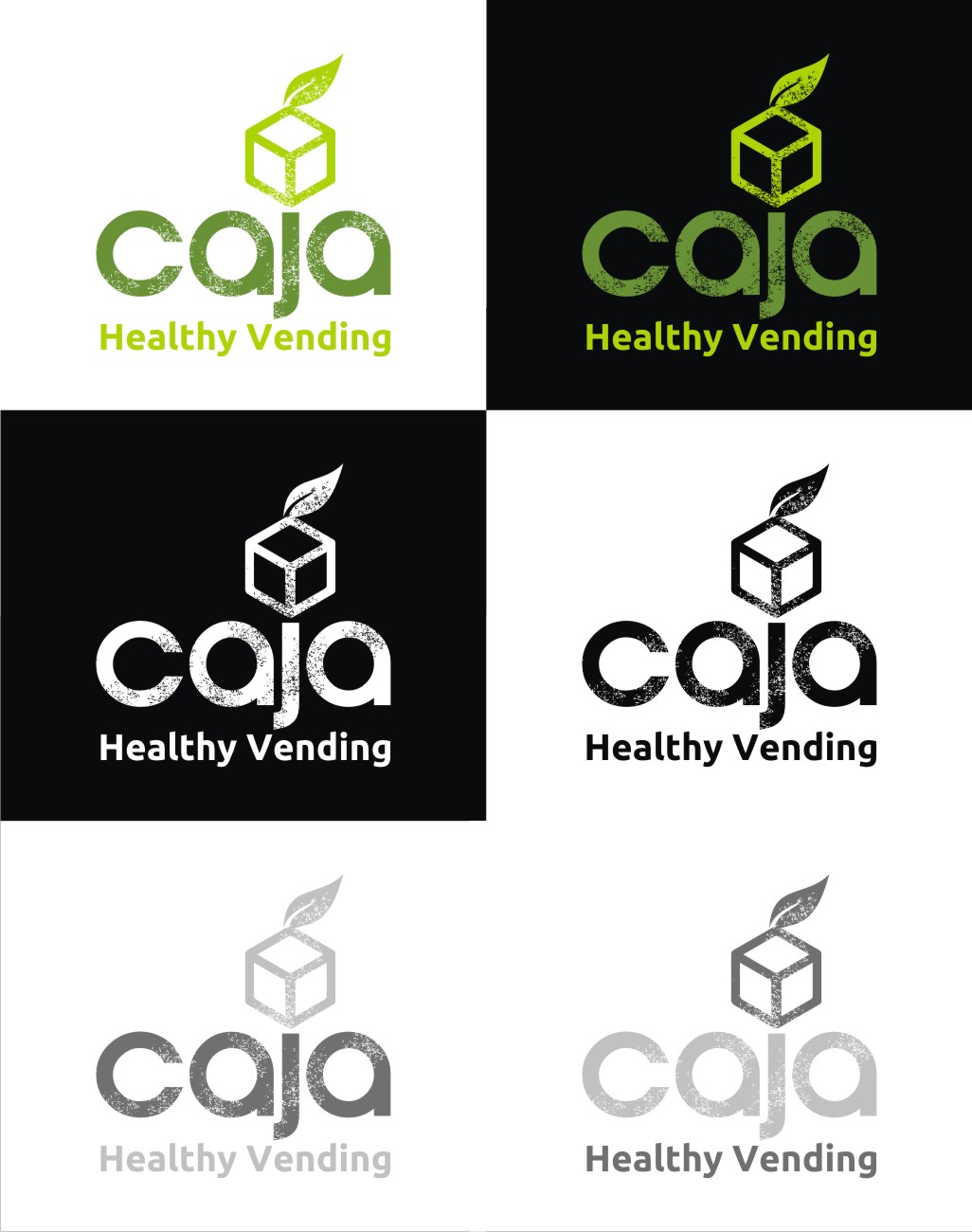 Logo Design by MBARO for Caja Healthy Vending | Design #7948648