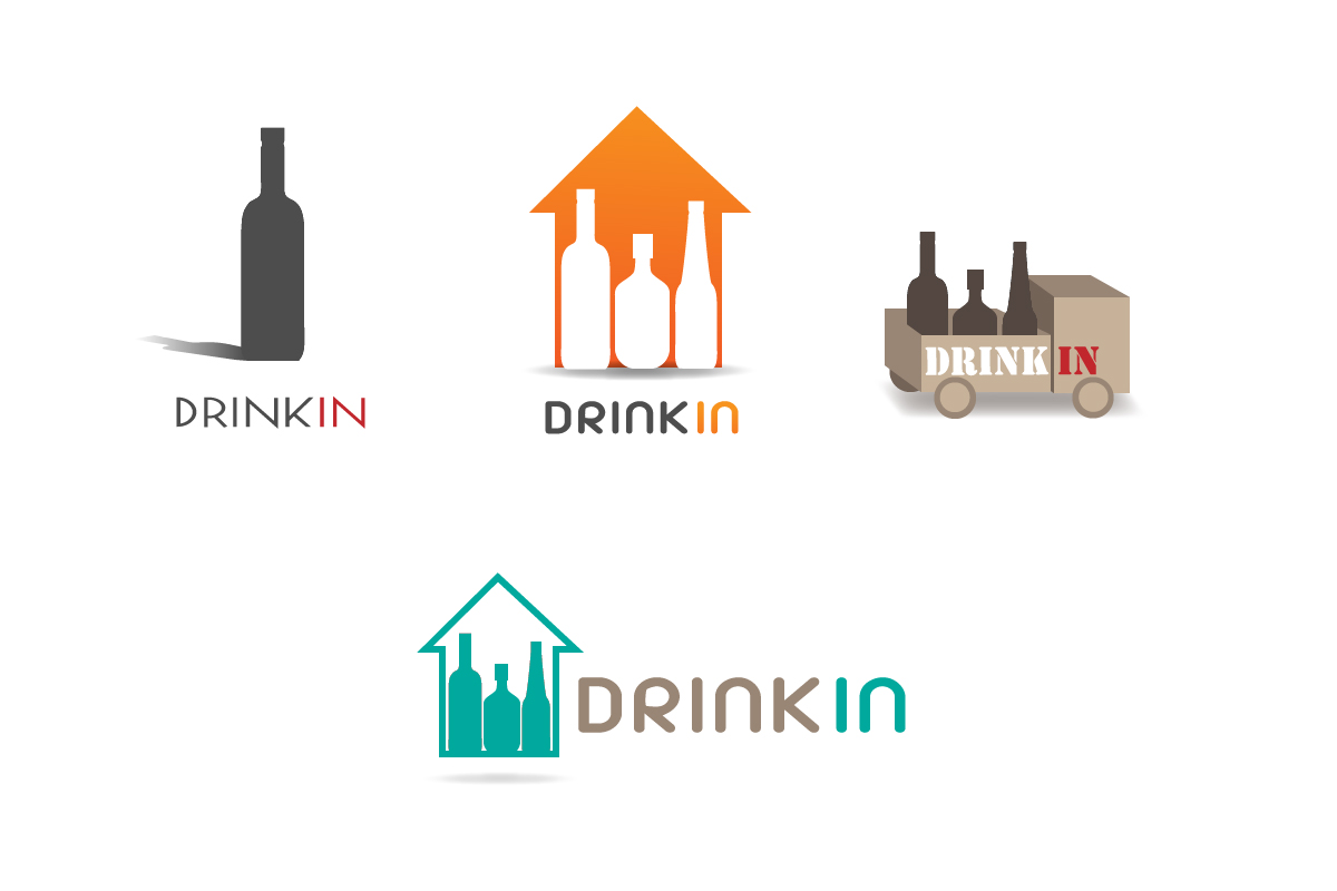 Logo Design by 777 Design for DrinkIn, Inc. | Design #1953611