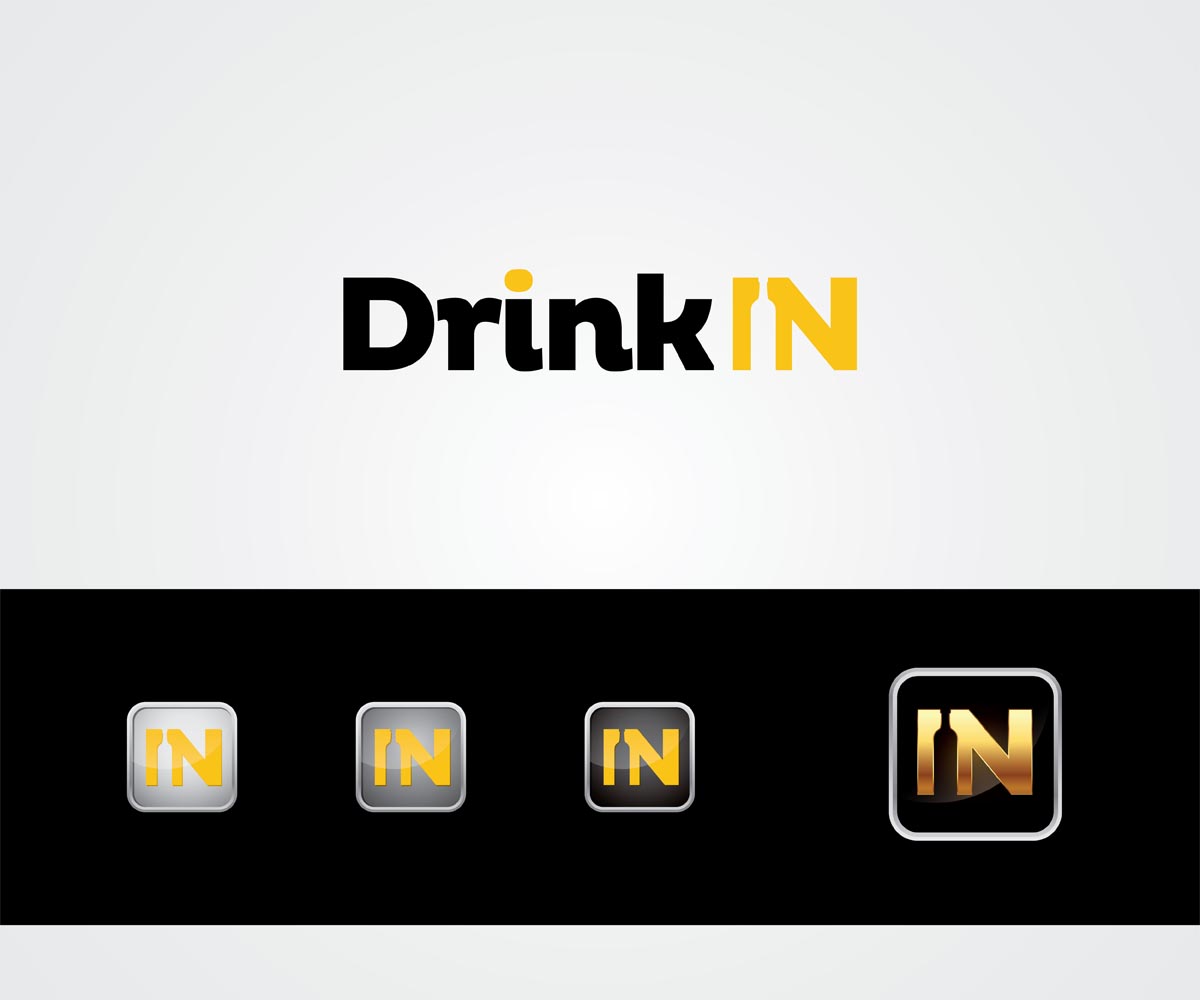 Logo Design by danhood for DrinkIn, Inc. | Design #2017638