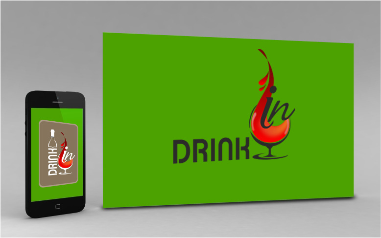 Logo Design by dkthedon for DrinkIn, Inc. | Design #1969874