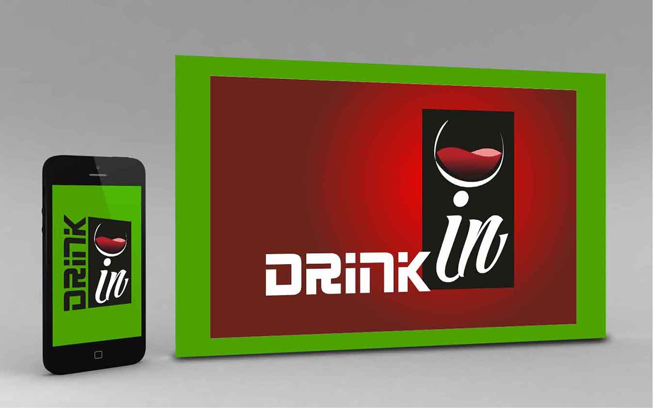Logo Design by dkthedon for DrinkIn, Inc. | Design #1974361