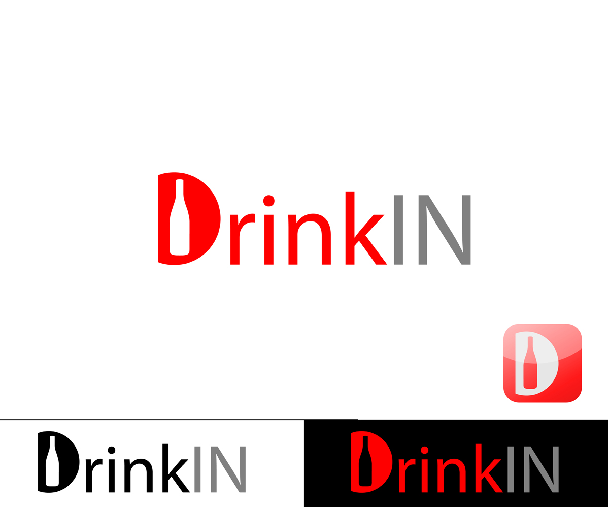 Logo Design by Sandaru for DrinkIn, Inc. | Design #1950082