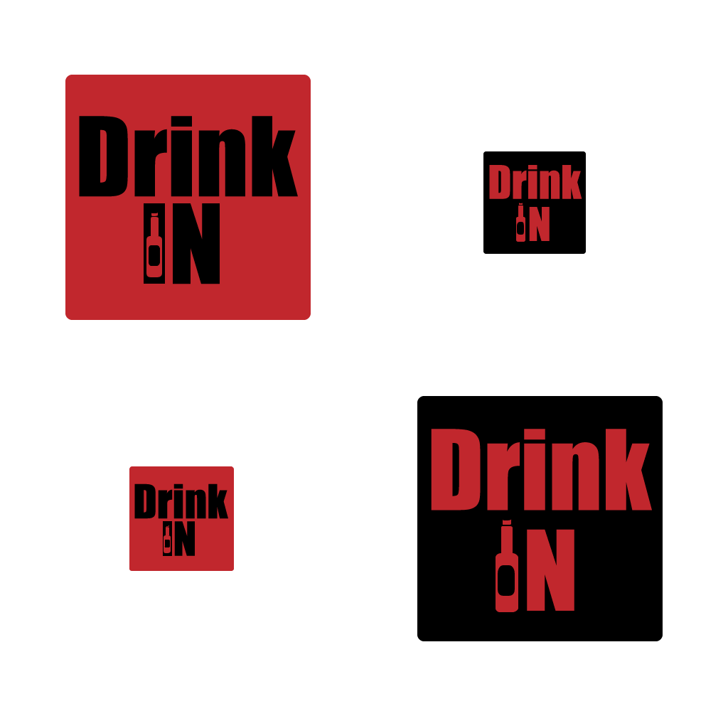 Logo Design by Red Attire Designs for DrinkIn, Inc. | Design #1949216