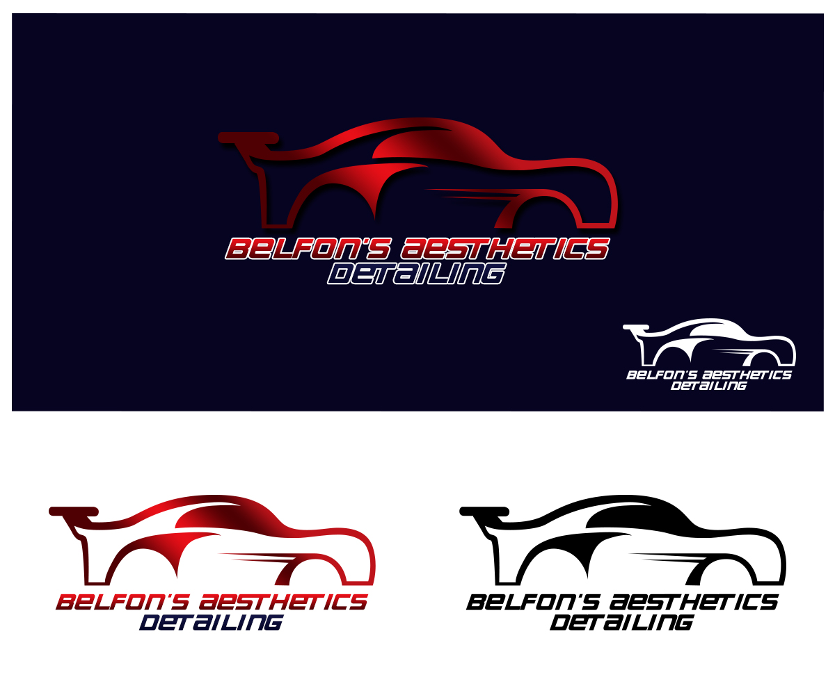 Logo Design by Euphoric Monday for Belfon's Aesthetic Detailing | Design #8419670