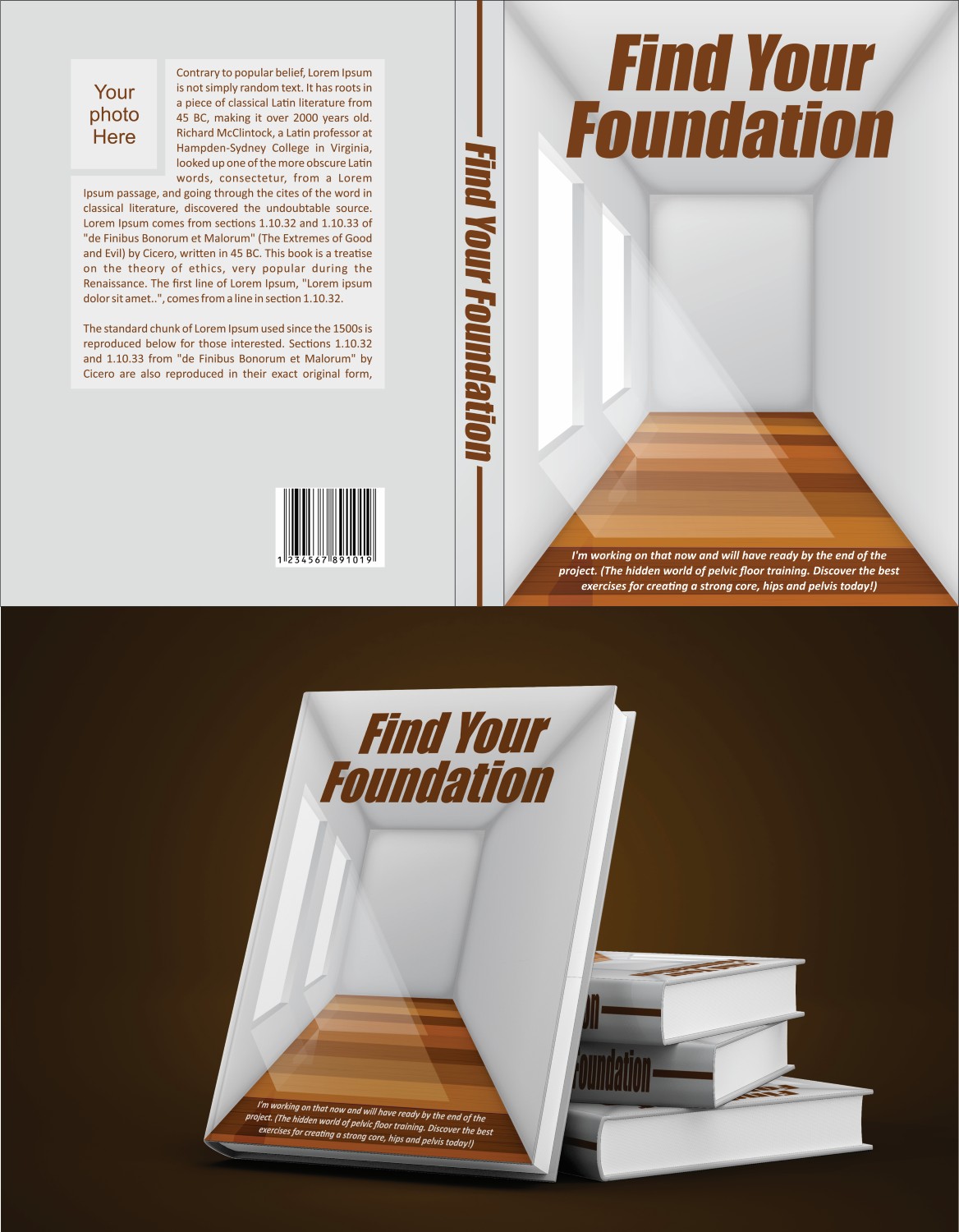 Book Cover Design by DG for Core Exercise Solutions LLC | Design #7962382