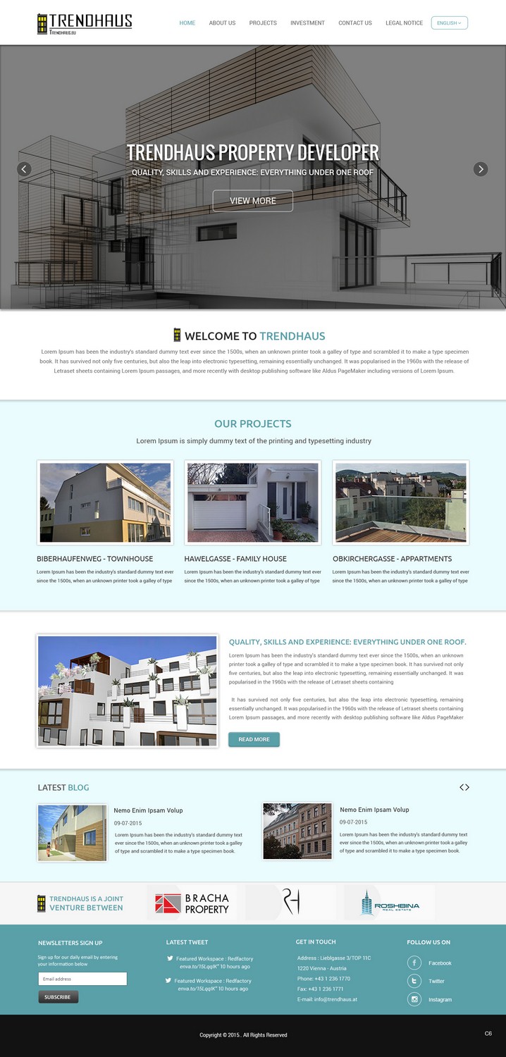 Web Design by pb for this project | Design #7960065
