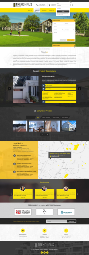 Web Design by Da Miracle for this project | Design #8004012