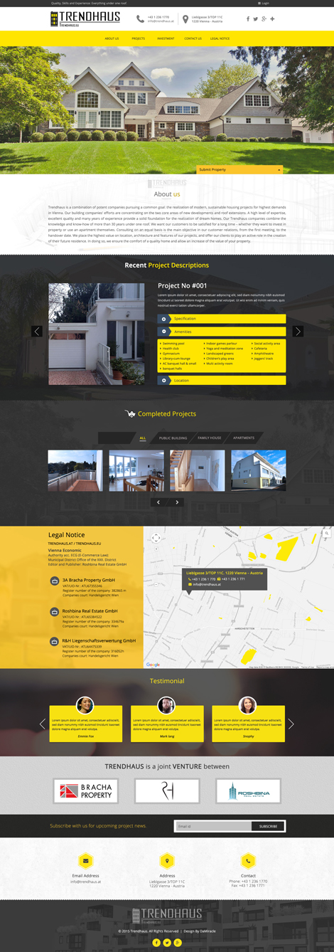 Web Design by Da Miracle for this project | Design #8004013