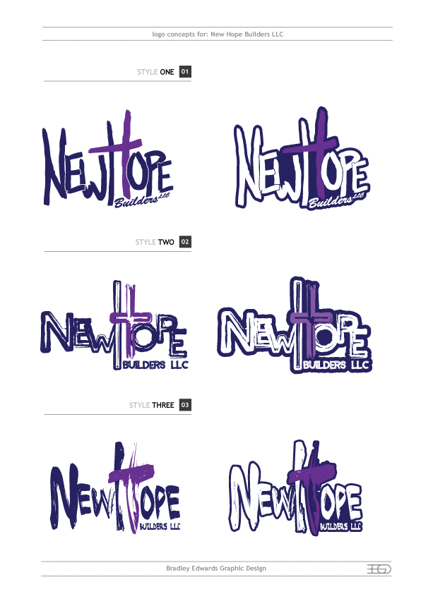 Graphic Design by BEGD - Bradley Edwards Graphic Design for New Hope Builders | Design #1954095