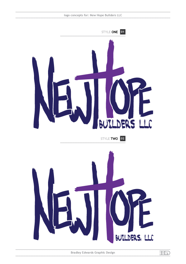 Graphic Design by BEGD - Bradley Edwards Graphic Design for New Hope Builders | Design #1994937