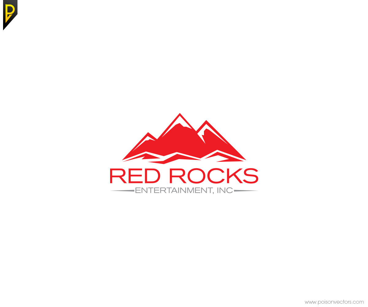 Logo Design by poisonvectors for Red Rocks Entertainment, INC | Design #7961916