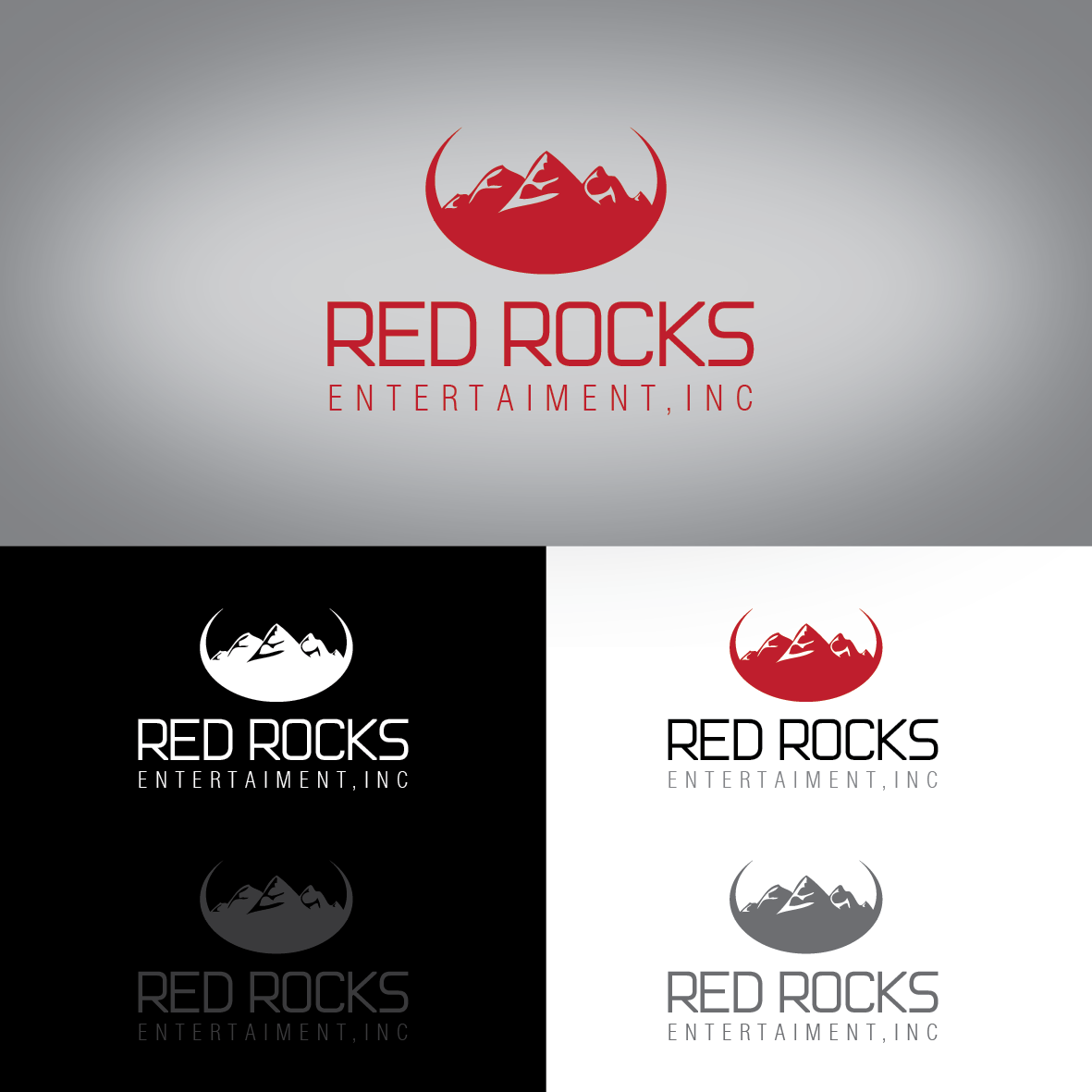 Logo-Design von inkhouse für Red Rocks Entertainment, INC | Design #7942458