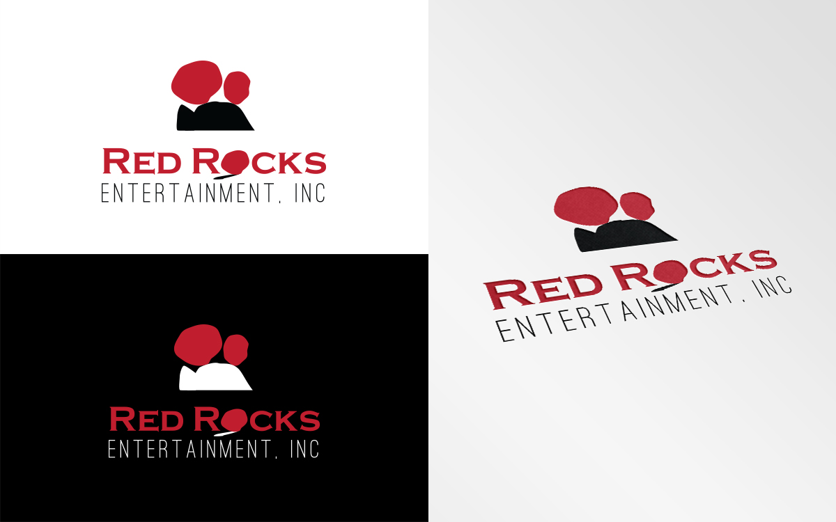 Logo Design by Grafactory for Red Rocks Entertainment, INC | Design #7957142