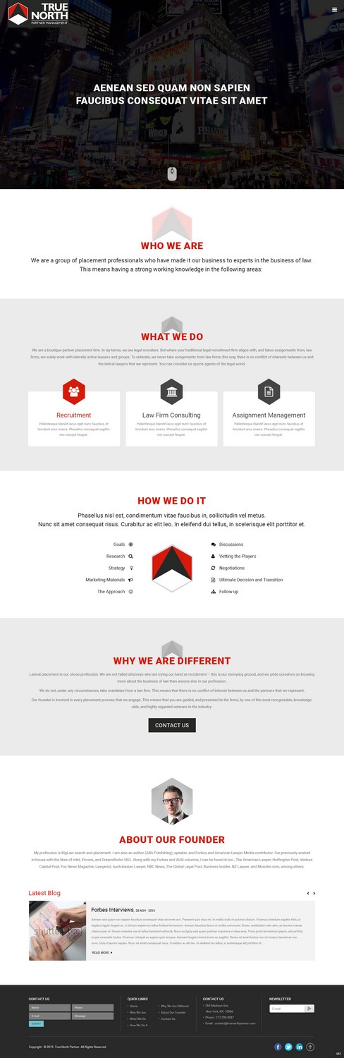 Diseño Web por pb para Parnell & Co. | Diseño #7961225