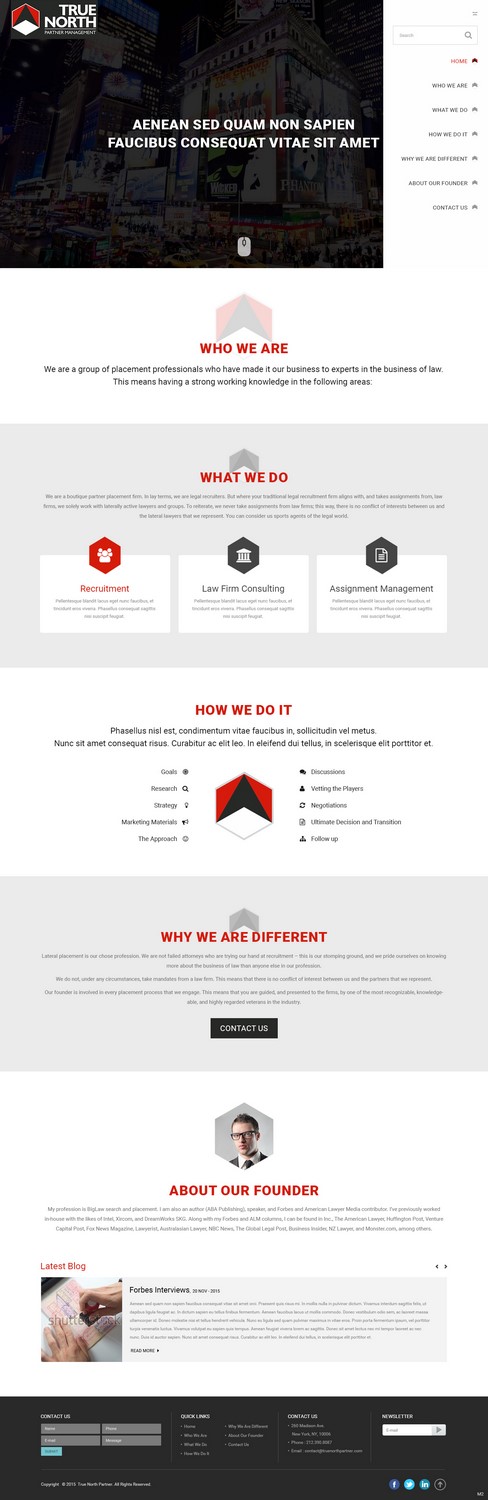 Diseño Web por pb para Parnell & Co. | Diseño #7961226