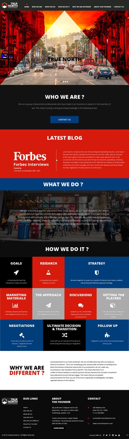 Web Design by pb for Parnell & Co. | Design #7970366