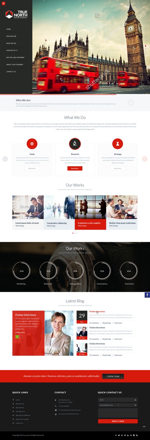 Web Design by pb for Parnell & Co. | Design #7970367