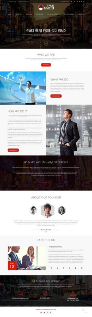 Diseño Web por pb para Parnell & Co. | Diseño: #7970378