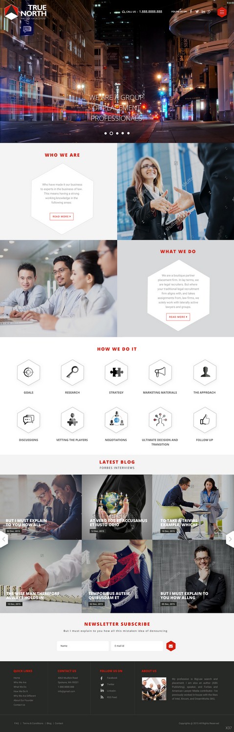 Web Design by pb for Parnell & Co. | Design #7970380