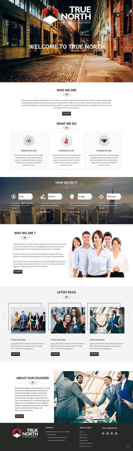 Web Design by pb for Parnell & Co. | Design #7979018