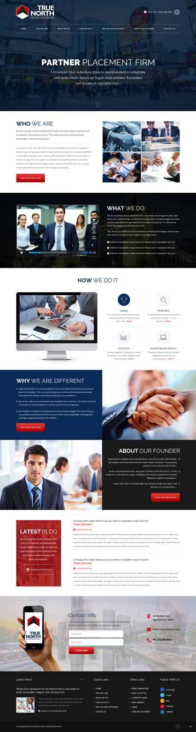 Web Design by pb for Parnell & Co. | Design #7979019