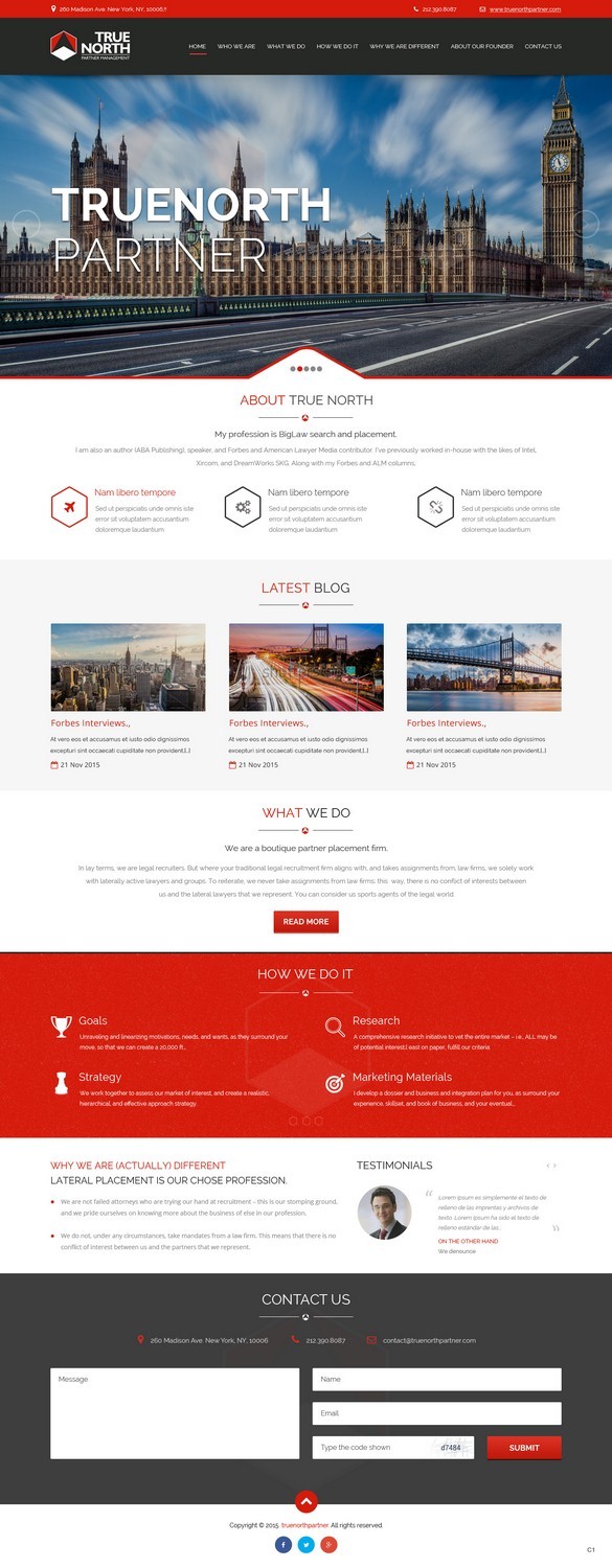 Web Design par pb pour Parnell & Co. | Design #7988921