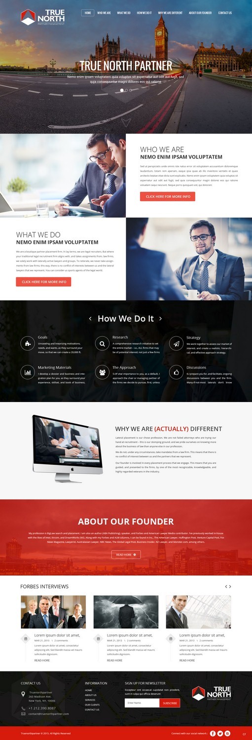 Diseño Web por pb para Parnell & Co. | Diseño #7988922