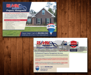 Diseño de Postal por Designers Hub para RE/MAX Infinity Property Management | Diseño: #7951763