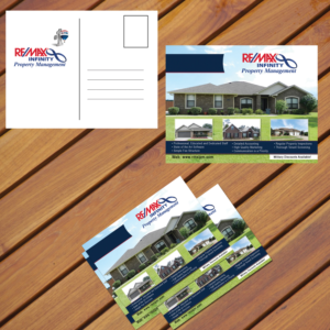 Postkarten-Design von ManoDesign1 für RE/MAX Infinity Property Management | Design: #7989140
