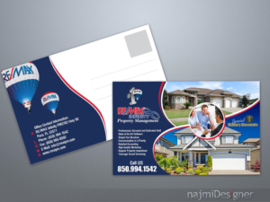 Diseño de Postal por  Najmi para RE/MAX Infinity Property Management | Diseño: #8000879