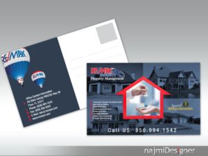 Postkarten-Design von  Najmi für RE/MAX Infinity Property Management | Design: #8089176