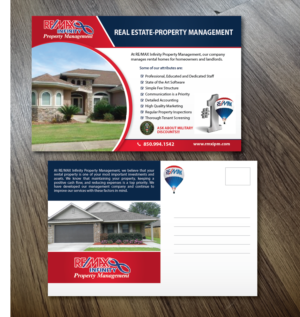 Diseño de Postal por alex989 para RE/MAX Infinity Property Management | Diseño: #7984232