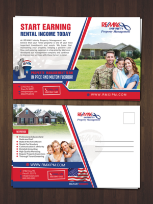 Diseño de Postal por debdesign para RE/MAX Infinity Property Management | Diseño: #7954592