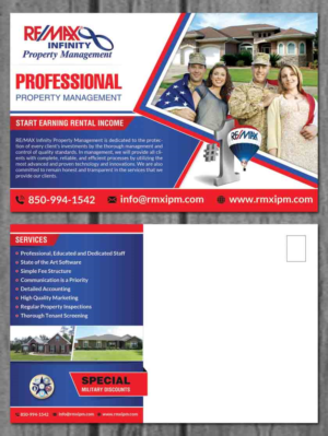Diseño de Postal por creative.bugs para RE/MAX Infinity Property Management | Diseño: #7955016