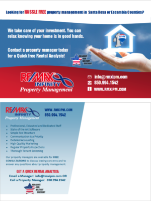 Design de Carte Postale par citygirl17 pour RE/MAX Infinity Property Management | Design #8010343