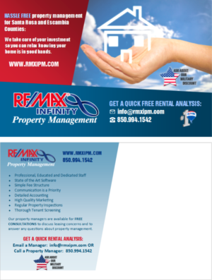 Postkarten-Design von citygirl17 für RE/MAX Infinity Property Management | Design: #8010344