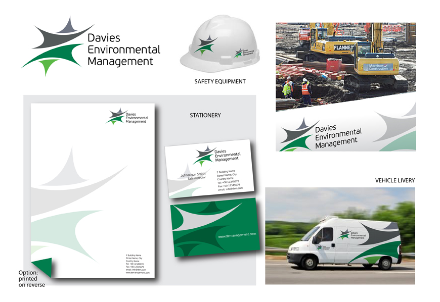 Stationery Design by Ham Pronto for Davies Environmental Management Limited | Design #1976785